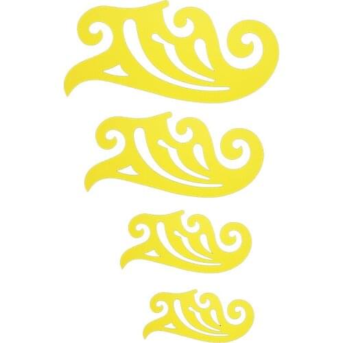 YOKOYAMA 25cm Curve Ruler Sewing Measure Tool Cloud Ruler Special Clothing Ruler For Art Sewing Ruler Tool Fashion Design