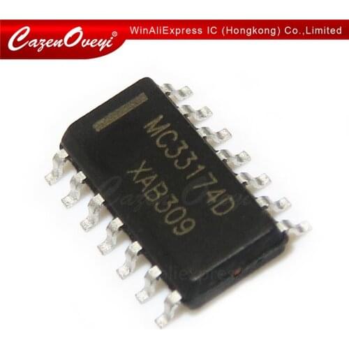 5pcs/lot MC33174DR2G MC33174DG MC33174 SOP-14 In Stock