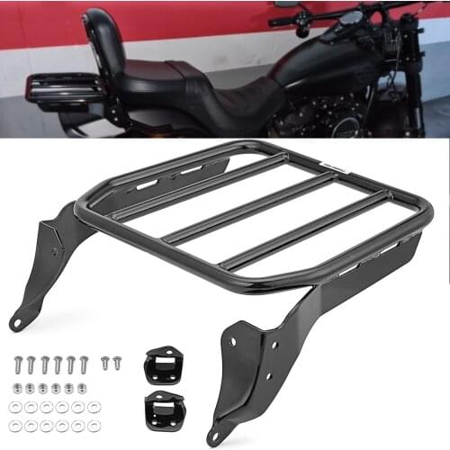 Motorcycle Sissy Bar Sport Luggage Rack For 2018-2020 Harley Sport Glide Softail FLSB Fat Bob FXFB FXFBS FXLR FXLRS