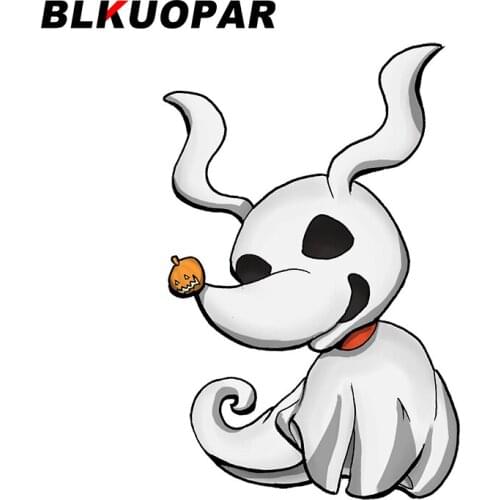 BLKUOPAR 13cm x 7.9cm for Nightmare Before Christmas Dog Car Stickers Silhouette Decal Camper Kids Room Wall JDM Assessoires
