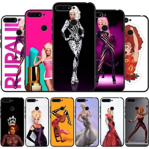 RuPaulsblack Silicone Phone Case For honor 30 20 Pro 8 8X 9 10 20 Lite Mate 10 20 30 Lite Pro cover