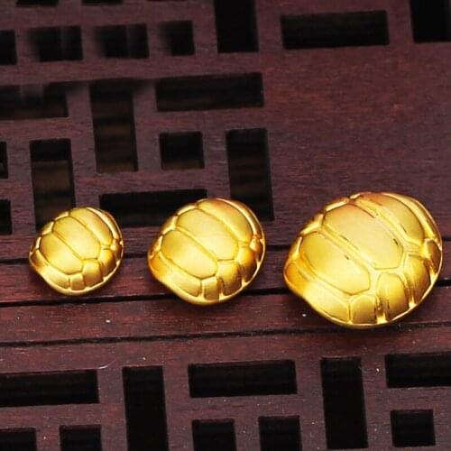 Pure 24K Yellow Gold Bracelet 3D 999 Gold Shell Bracelet