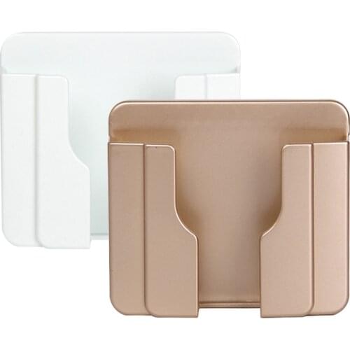 Home Decoration Wall Holder Phone Charging Holder Socket Charger Storage Box Universal Stand Display Support Mobile Phone Holder