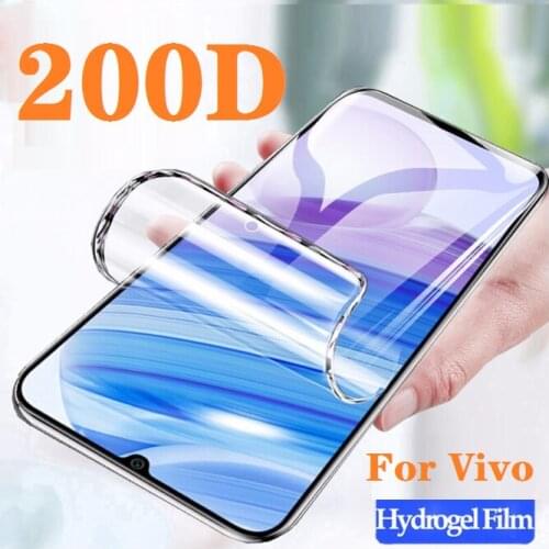 For Vivo V17 Hydrogel Film 9H Full Coverage Hard Phone Screen Protector Protective Not Tempered Glass