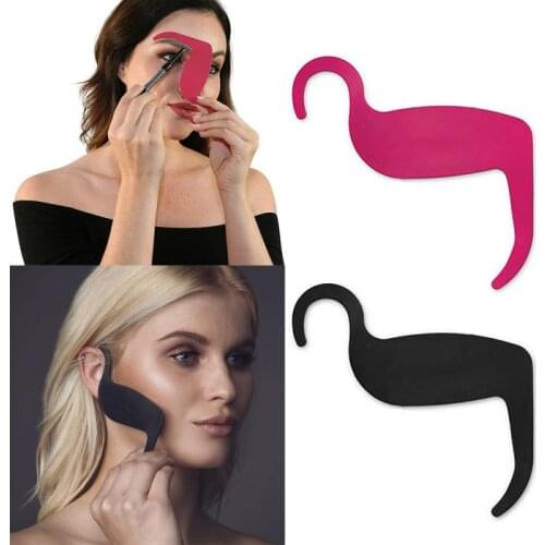 Eyeliner Card Makeup Outline Template Eyebrow Pencil Makeup Eyeliner Cheek Nose Outline Styling Eyebrow Stencils TSLM2