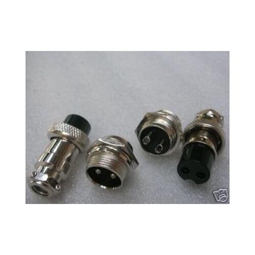 50 2 Pin Male & Female Panel Chassis Connector Kit 97