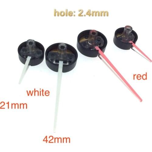 2pcs 21mm / 44mm white red plastic for Various car, motorcycle, ship instrument pointer, tachometer, oil gauge, odometer cluster
