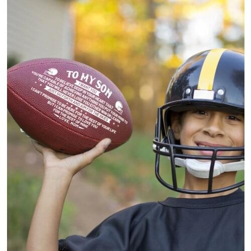 Best gifts for your beloved Son! Mom to Son gifts Mans sport Rugby American football Ball standard game training ball a