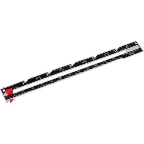 Metal Sewing Knitting Gauge 15cm essential tool perfect for hems, seams, Crafts Knitting Metal Sewing Tool Adjustable Ruler