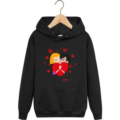 New Fashion 2020 Autumn Winter Latest Harajuku lover Print Hoodies High Quality Men Women Hip Hop Streetwear Clothing