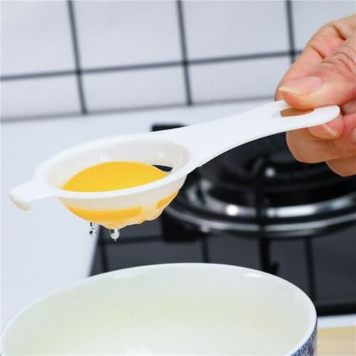 1PC Egg White Yolk Separator Tool Home Kitchen Chef Lunch Kitchen Gadget Egg White Separator Egg Yolk Egg Splitter Free Shipping