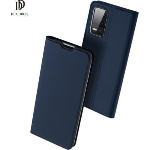 Realme 8 5G Case 6.5 inch DUX DUCIS Skin Pro Series Flip Wallet Leather Case for Realme8 5G RMX3241 Cover Card Slot Accessories