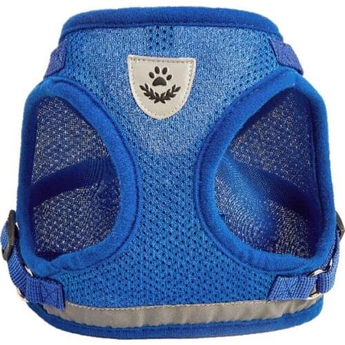 Puppy Cat Mesh Harnesses Vest Reflective Breathable Dog Harness Leash Set Walking Lead Leash for Chihuahua Small Medium Dogs