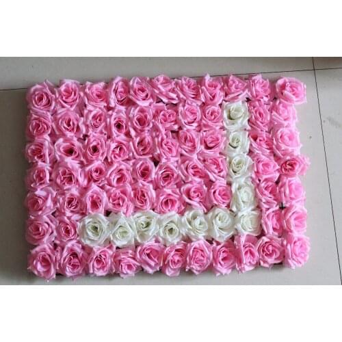 SPR Free Shipping LOVE Artificial silk rose flower wall wedding background lawn/pillar flower home market decoration