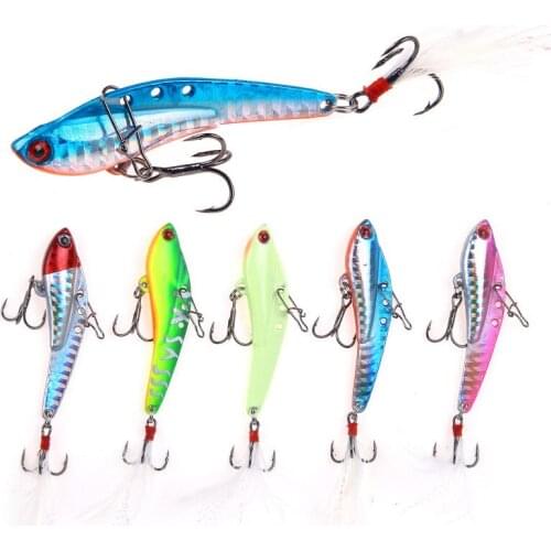 Fishing Lure Goods Bait Sequins Long Shot Tying Iron Plate Metal VIB Freshwater Fishing Fishing Accessories Lures For Fishing