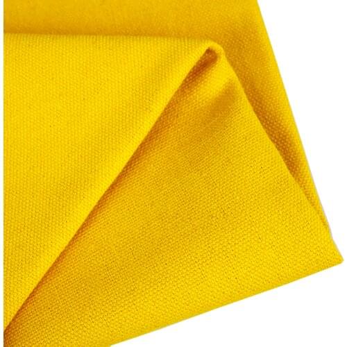 50x150cm gold yellow pure cotton canvas cloth fabric bag DIY tablecloth curtain cloth sand release cushion thickened wear
