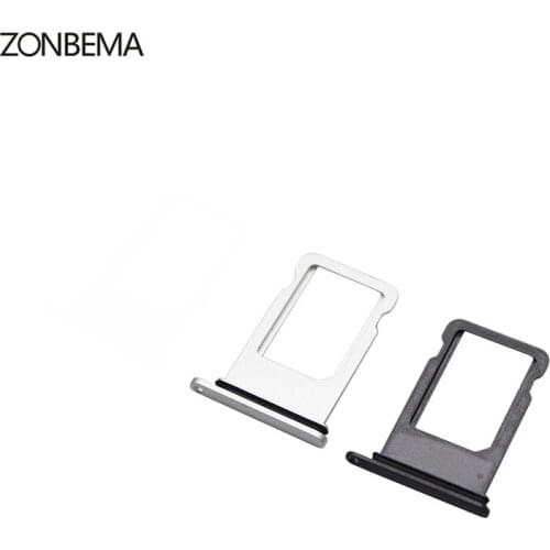 ZONBEMA New Sim Card Adapter For iPhone 8 Plus X Micro Sim Card Tray Slot Holder Replacement