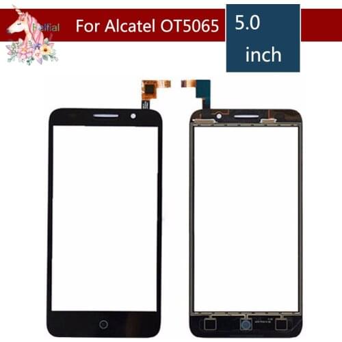 10pcs/lot For Alcatel One Touch Pixi 3 4G OT5065 5065A 5065D 5065X OT 5065 Touch Screen Digitizer Sensor Outer Glass Lens Panel