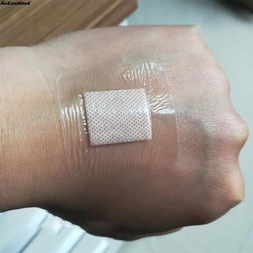 10pcs/pack Waterproof Transparent Band-aid Wound Dressing Sterile Tape For Swimming Bath Wound Care Protect First Aid