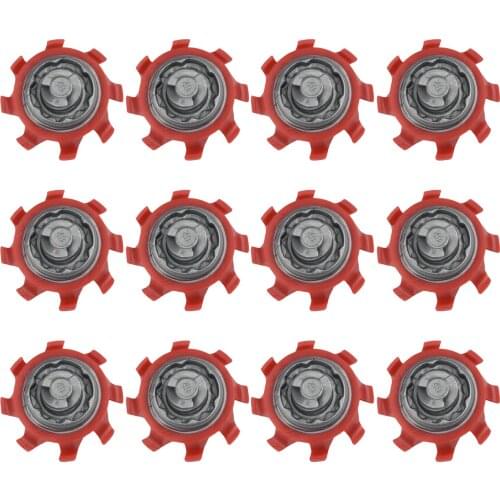 14pcs TPR Golf Shoe Spikes Pins Replacement Cleat Fast Twist Screw Studs Stinger Golf Training Aids Sneaker Cleats Accessories