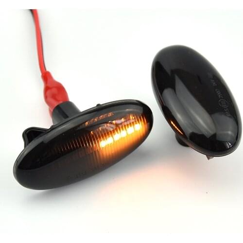 2 Pieces LED Dynamic Turn Signal Side Marker Light Sequential Blinker Light For Mazda 2 For Mazda 3 5 6 BT-50 MPV