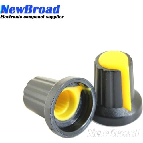 20PCS WH148 potentiometer knob cap Yellow Orange Blue White Red 15X17mm AG2 knob