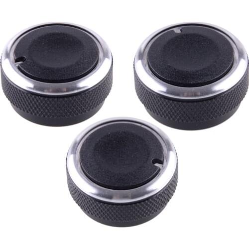 3pcs A/C Heater Climate Control Switch Rotary Knob Button Replacement fit for Toyota Tacoma Vios 2002 2003-2011 2012 2013 2014
