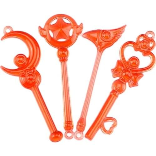 4Pcs Crystal Epoxy Resin Mold Magic Wand Silicone Mould DIY Handcrafts Decorations Accessories Casting Tool Drop Shipping
