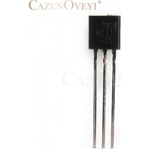 50pcs/lot BC337-25 BC337 TO-92 50Vcbo 45Vceo 800mA 625mW new original In Stock