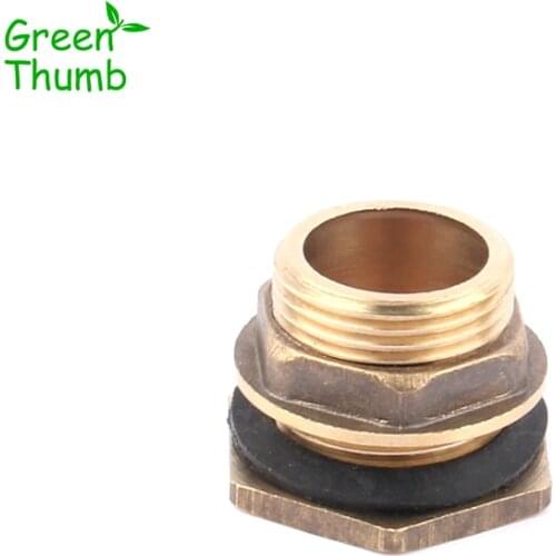 8pcs 3/4 Inch Brass Quick Connector Male Thread Brass Adapter Home Garden Water Tank Fitting