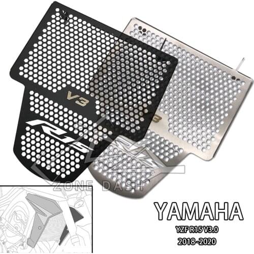 Motorcycle Accessories Radiator Grille Guard Cover Protector Radiator Cover For YZF R15 V3.0 YZF-R15 V3 2018-2020 YZF R15 V3 '19