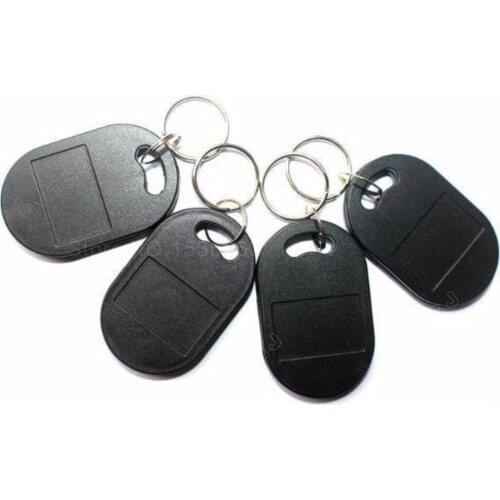 Free Shipping 100pcs/lot RFID T5577 125KHz tag electronic Keyfob/keychain programmable Rewritable Access Control T5577