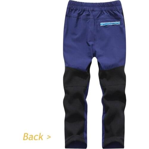 Childrens Summer Outdoor Hiking Pants Kids Quick Drying Thin Trousers Boys Girls Elastic Trekking Pants For Camping Cycling