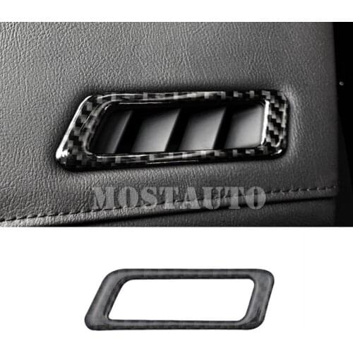 For Cadillac XT5 Carbon Fiber Dashboard Air Vent Outlet Trim Cover 2016-2019 1pcs Car Accessories Interior Car Decor Car Trim