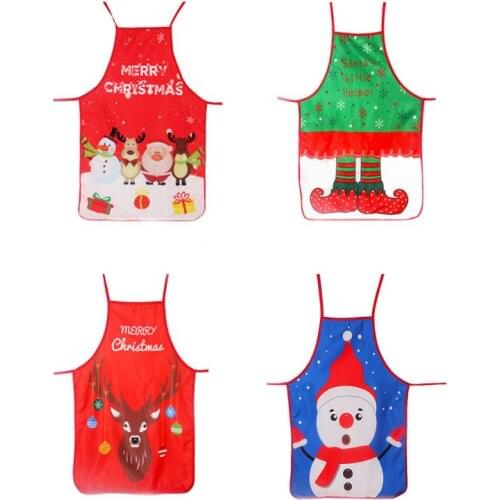 Christmas Decoration Apron Fabric Color Printing Props Waist Cartoon Christmas Clothes New Year Christmas Gift Pendant Ornaments
