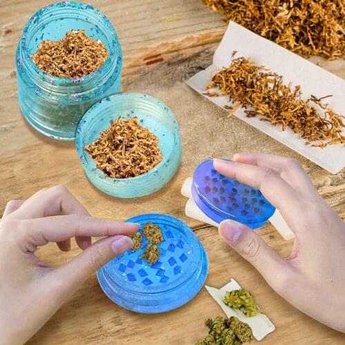 Spice Grind Mould Tobacco Grinder Leaf Herbal Herb Smoke Spice Crusher Silicone Mould Jewelry/kitchen Storage Box Silicone Mold