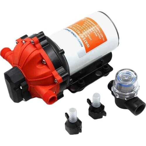 24V High Pressure Diaphragm Self Priming Pump Caravan/Boat/RV Water Pump Self Priming Replacement