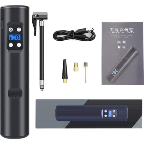 ATDIAG 150PSI Mini Inflator Electric Portable Car Bicycle Bike Pump Electric Auto Air Compressor Bicycle Pumps With LCD Display