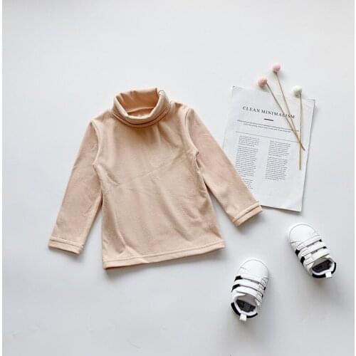 2020 Autumn Casual Solid Clothes Long Sleeve Sweatshirt For Girls High Quality Fashion Sweatshirt For Children