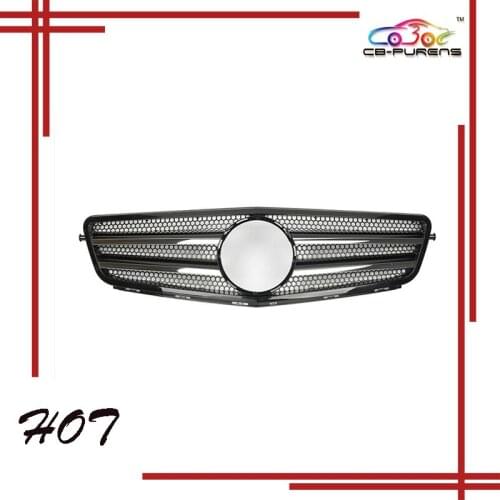06 07 08 09 10 11 12 13 For-Mercedes-Benz C-class W204 CL style Front Bumper Racing Grille with Emblem