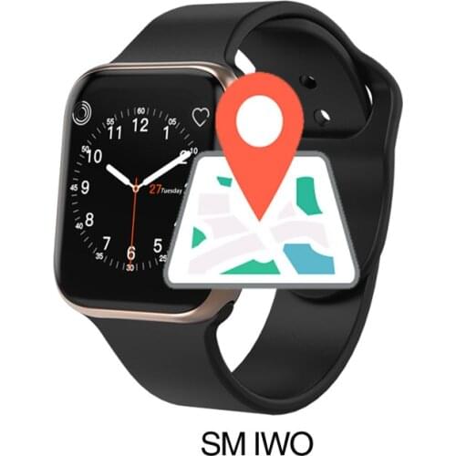 Smochm IWO 10 Wireless Charger 44MM Series 4 MTK2503 Smart Watch Sports Fashion GPS tracker for Appple iPhone Android Phone