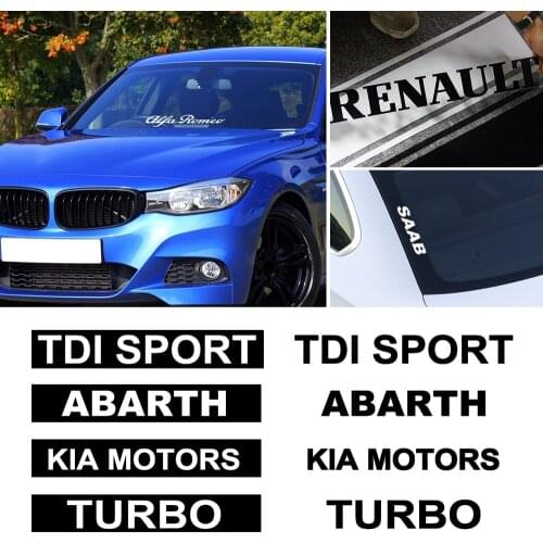 High-quality Car Logo Decal Car Windscreen Sticker Rear Window Bumper Decal Car Vinyl sticker for Citroen All Models C4 C5 C3 c2