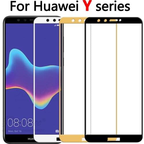 Tempered Glass For Huawei Y9 Y7 Y6 Y5 Prime Pro 2018 2017 screen Protector on huawey y 5 6 7 9 2018 Protective Film safety Glas