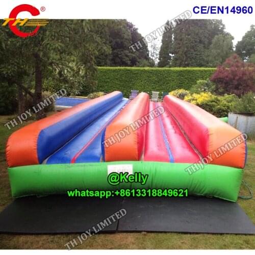 Free shipping to door 2 lanes Inflatable Water Slide For Sale, Commercial Inflatable Slip n Slide, durable inflatable wet slides