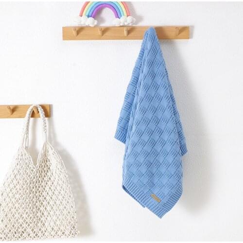 Baby Blanket & Swaddling Newborn Thermal Soft Fleece Blanket Winter Solid Bedding Set Cotton Quilt Infant Bedding Swaddle Wrap