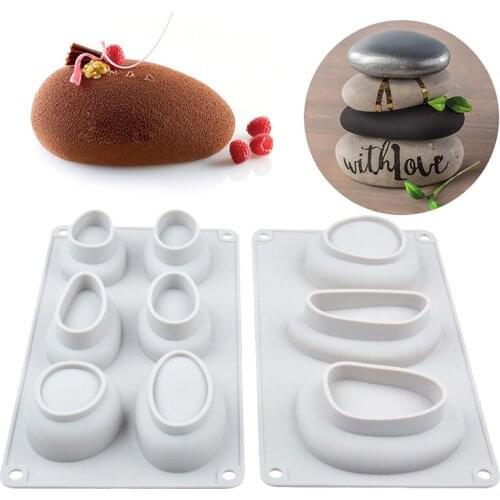 Soap Mold Silica Gel Cobblestone Mold Cobblestone Silicone Ice Tray Mold Food Grade Silicone Cake Mold Home Decor Craft Tools