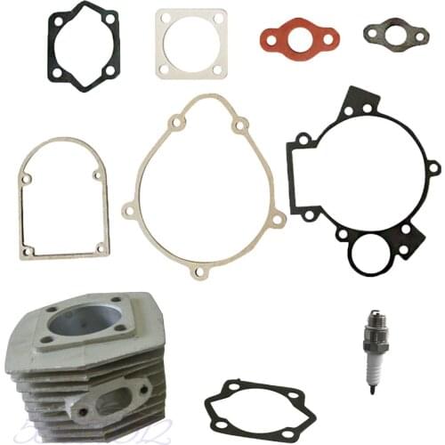 Cylinder Head &Spark Plug&Gasket Kit Fits 80cc 2 Storke Motorized Bicycle