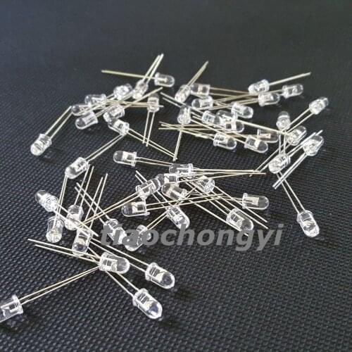 100 500 1000pcs DIP 5mm F5MM IR infrared Diode LED 940nm High Power Lamp