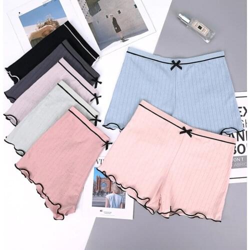 Summer Women Safety Shorts Pants Breathable Panties Cotton Boxer Shorts Seamless Slimming Underwear Mid Waist Boy Shorts