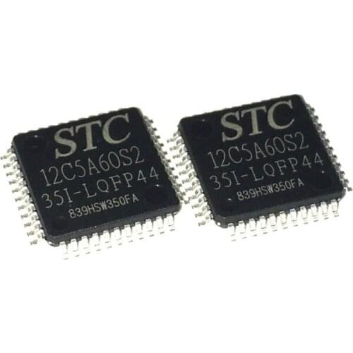 Single Chip Microcontroller STC12C5A60S2-35I-LQFP44 STC12C5A60S2